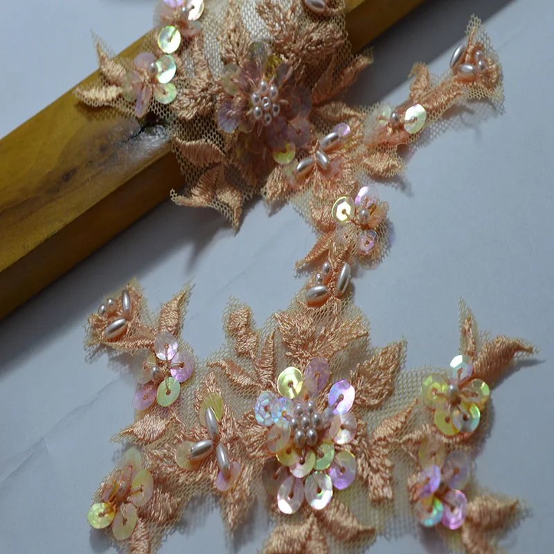 (2 шт./лот) свадебное платье украшенное изысканными блестками с цветочной