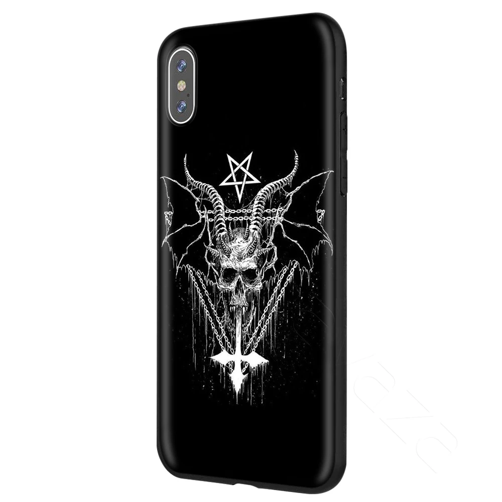 9 Чехол Lavaza Pentagram 666 Demonic Satanic для iPhone 11 Pro XS Max XR X 8 7 6 6S Plus 5 5S se - Цвет: 9