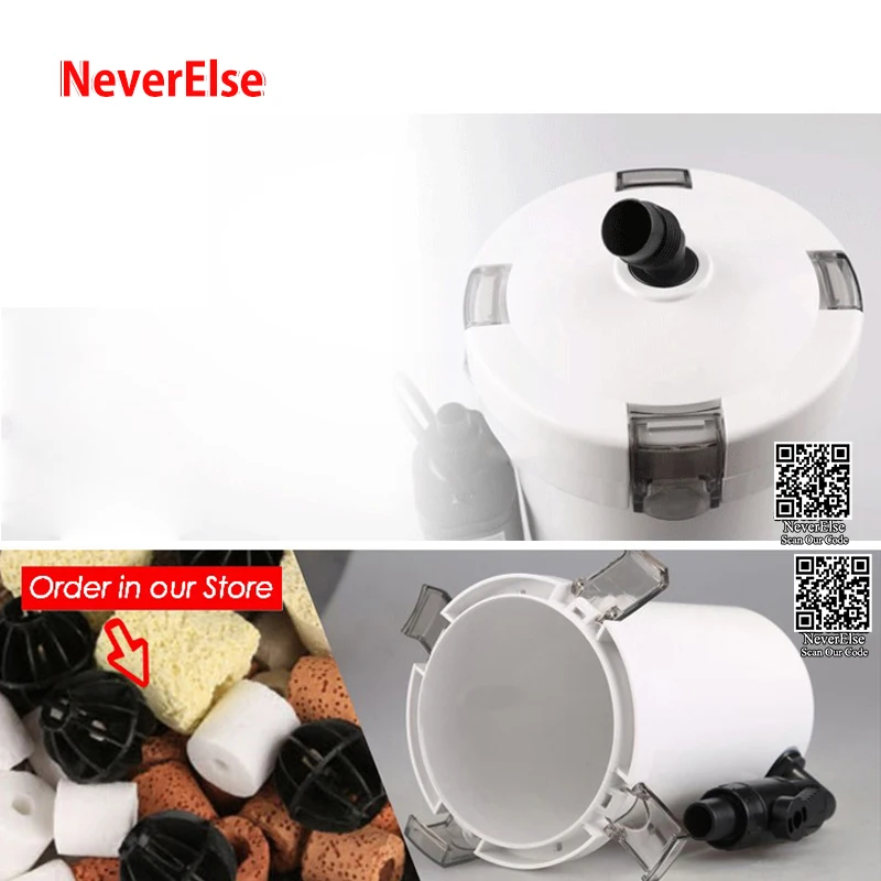 Аквариумный фильтр внешний бесшумный для аквариума 6 Вт водяной насос