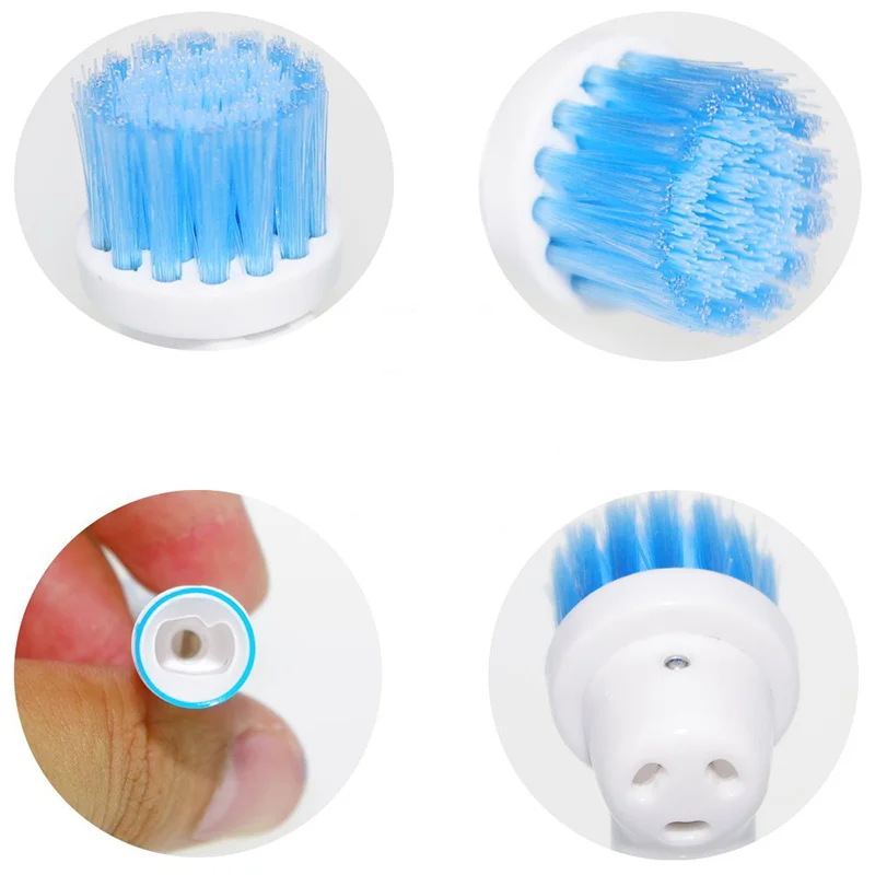 Сменные насадки для электрической зубной щетки 4 шт. оральной B чувствительной к