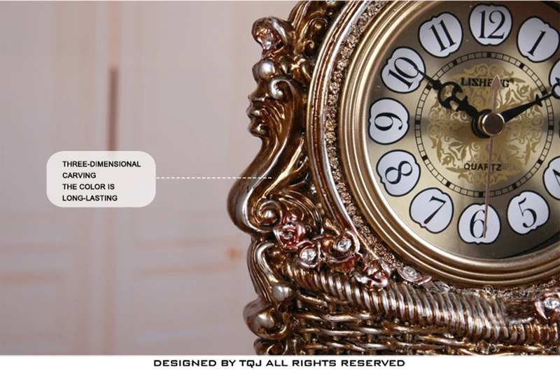 Meijswxj настольные часы Saat Смола Reloj ретро настенные часы маленькие цветочные корзины masa saati настольные часы Relogio De Mesa Декор