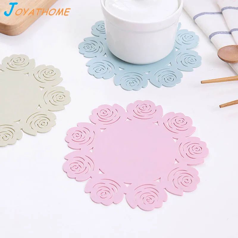 Joyathome креативные и розовые термостойкие изоляционные маты настольные коврики