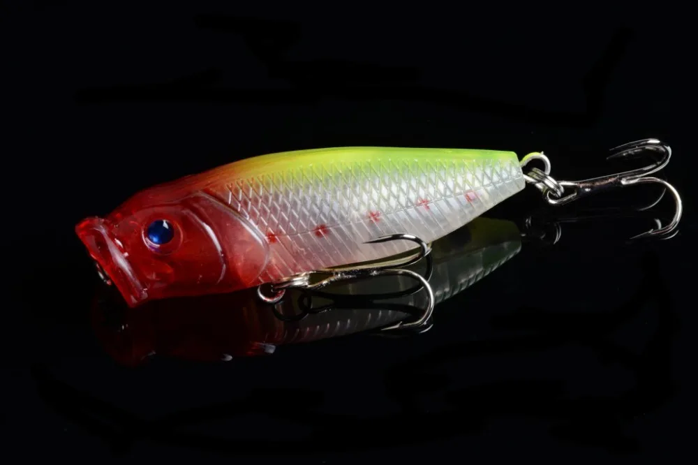 6PCS/lot Good Price Wholesale Plastic Soft Popper Fishing Lures 9.2g/6.5cm | Спорт и развлечения