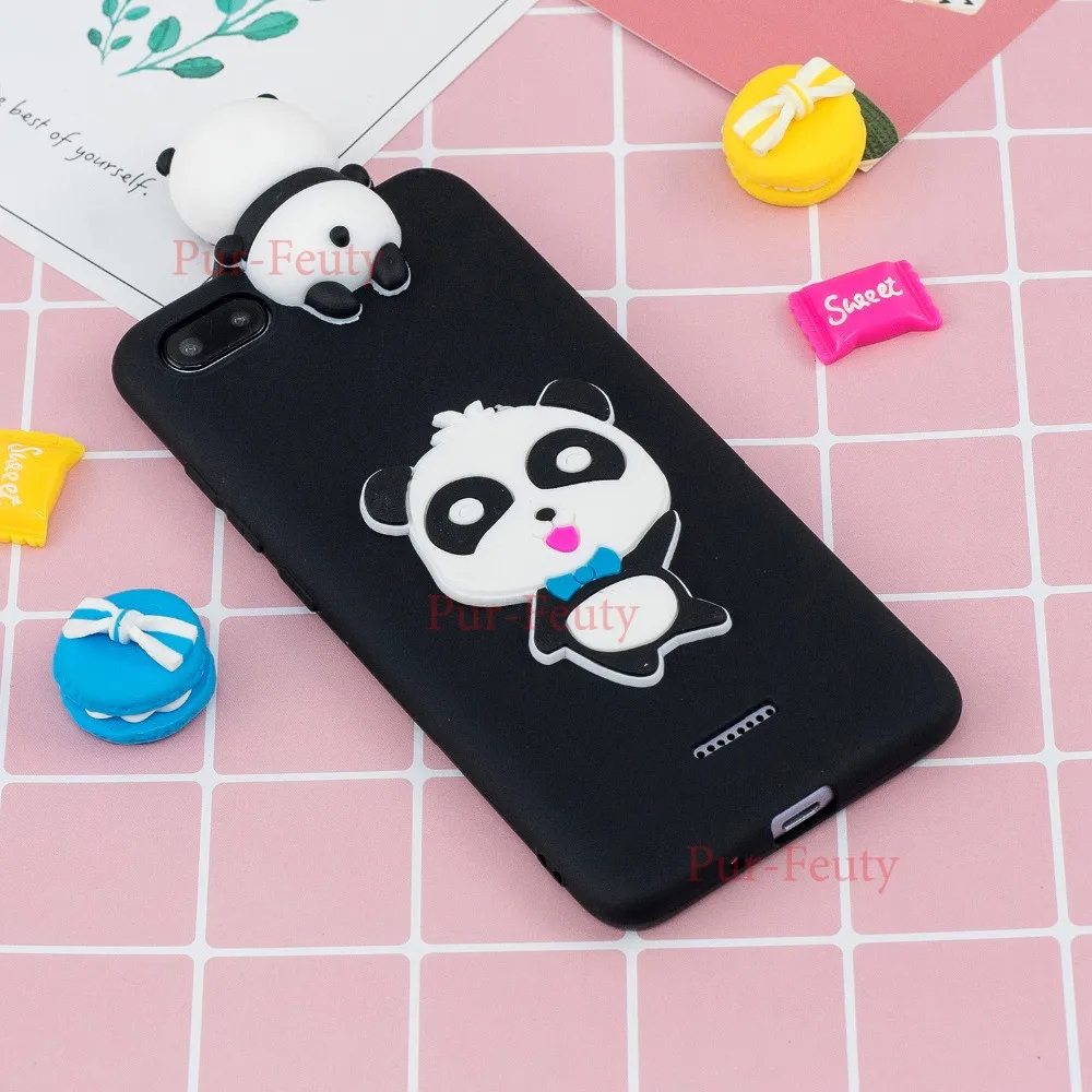 Для Xiaomi Redmi 6A A6 Redmi6A M1804C3CH 3D единорог панда DIY мультфильм мягкий ТПУ Силиконовый Модный чехол для Etui Xiaomi Redmi 6A