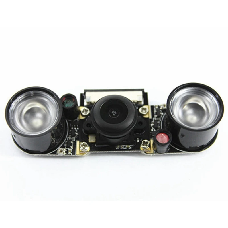 Smart Raspberry Pi Infrared Night Camera Module 5 Mp Wide Angle 130 Degree Fisheye With Ir Sensor Led Light |
