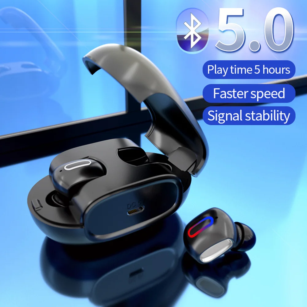 G2 TWS невидимые Bluetooth наушники 5 0 с сенсорным управлением мини беспроводная