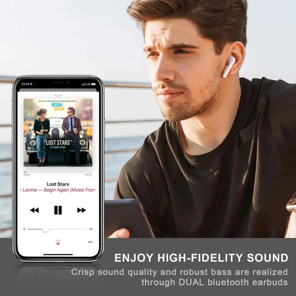 I7s tws спортивные стерео Bluetooth наушники гарнитура Беспроводные с микрофоном