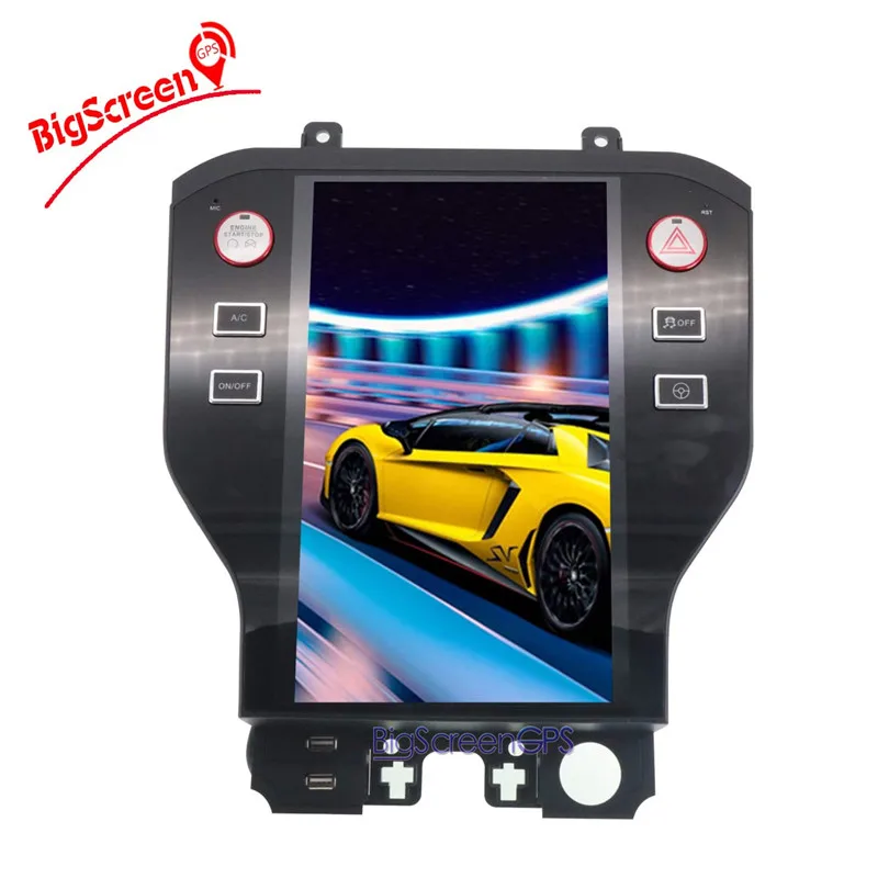 11," Tesla стиль Android7.1 автомобильный без DVD плеер gps навигация для Ford Mustang стерео Satnav wifi блок multimedi