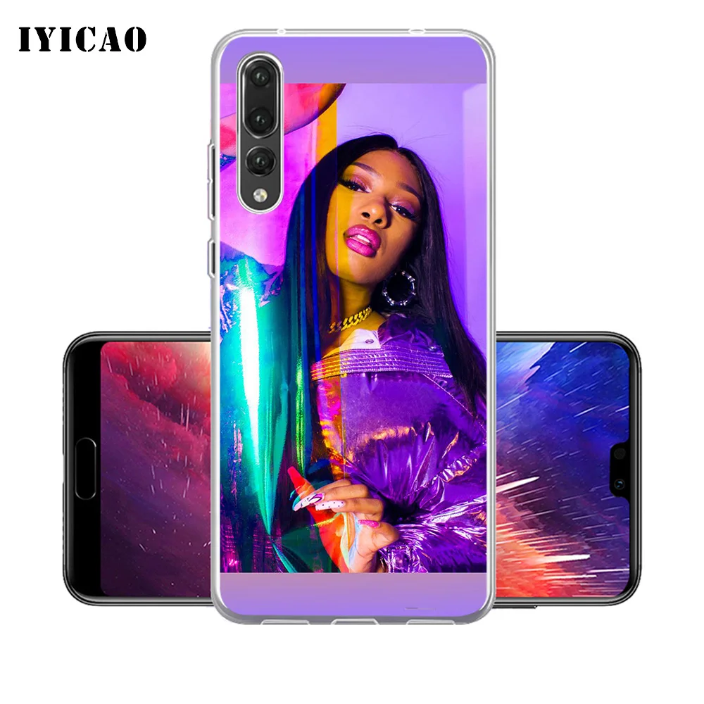 IYICAO Megan Thee жеребец Мягкий силиконовый чехол для телефона Huawei P30 P20 Pro P10 P9 P8 Lite P Smart TPU