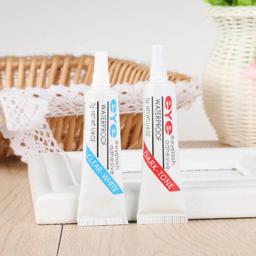 1PC Clear White Black False Eyelashes Glue Practical Waterproof Fake Lashes Makeup Adhesive Eye Lash Beauty Cosmetic Tools | Красота и