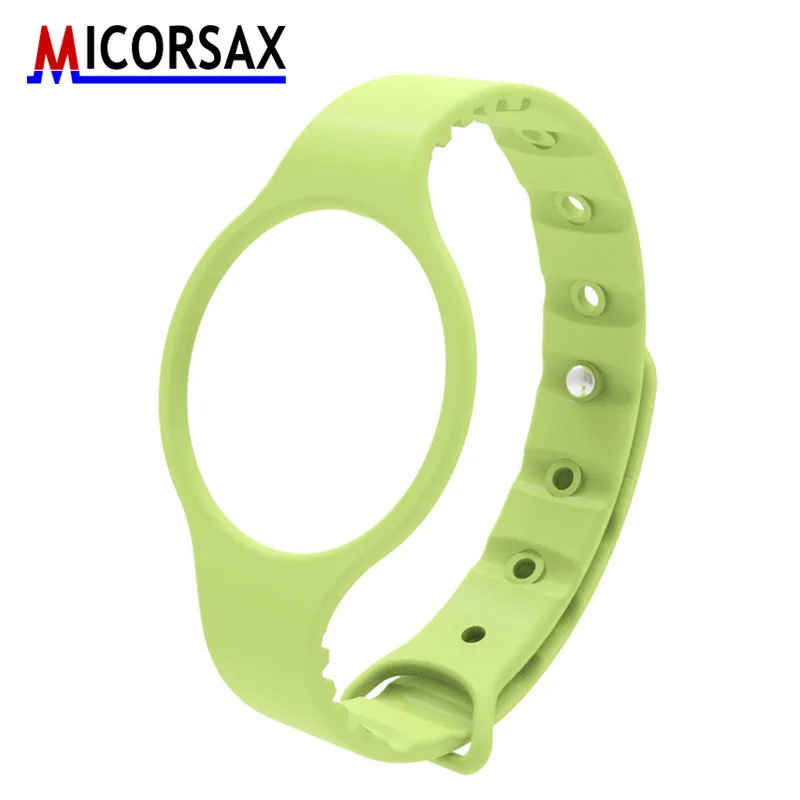 Green Strap Умный браслет, браслет H8 H08, сменный мягкий силиконовый ремень, подходит для детей и взрослых, мультяшный ремешок на запястье, сменный - Цвет: Green Strap