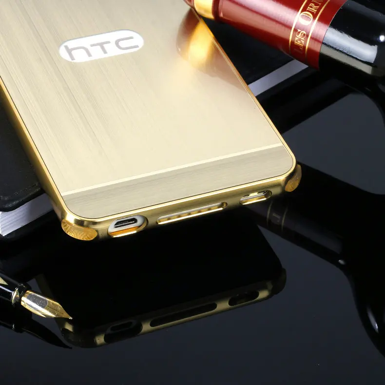 Оригинальная металлическая Алюминиевая Матовая рамка PC задняя крышка для HTC Desire