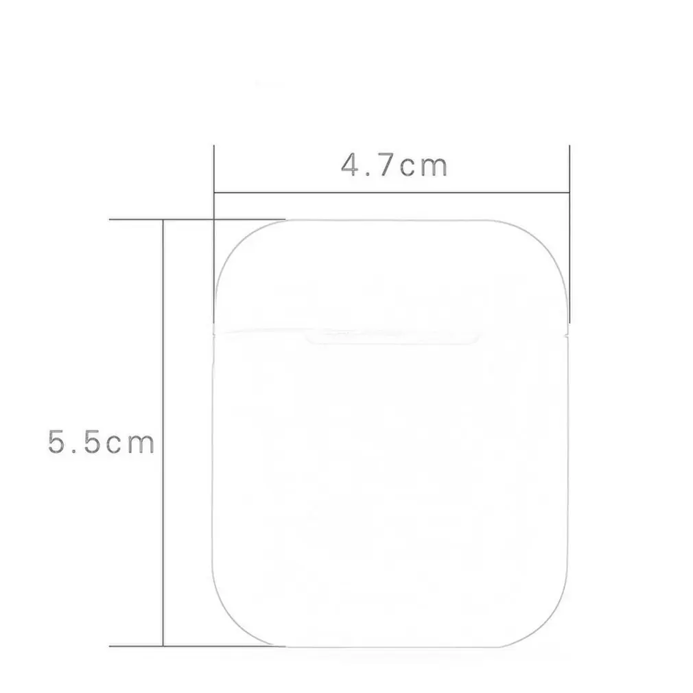 Мягкий силиконовый чехол, наушники для Apple Airpods, чехол, Bluetooth, беспроводные наушники, защитный чехол, коробка для Air Pods, наушники, сумка