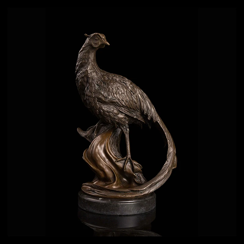 ArtsHom DW 044 Птицы бронза Art Украшение Бронзовая птица на дереве статуя Скульптура