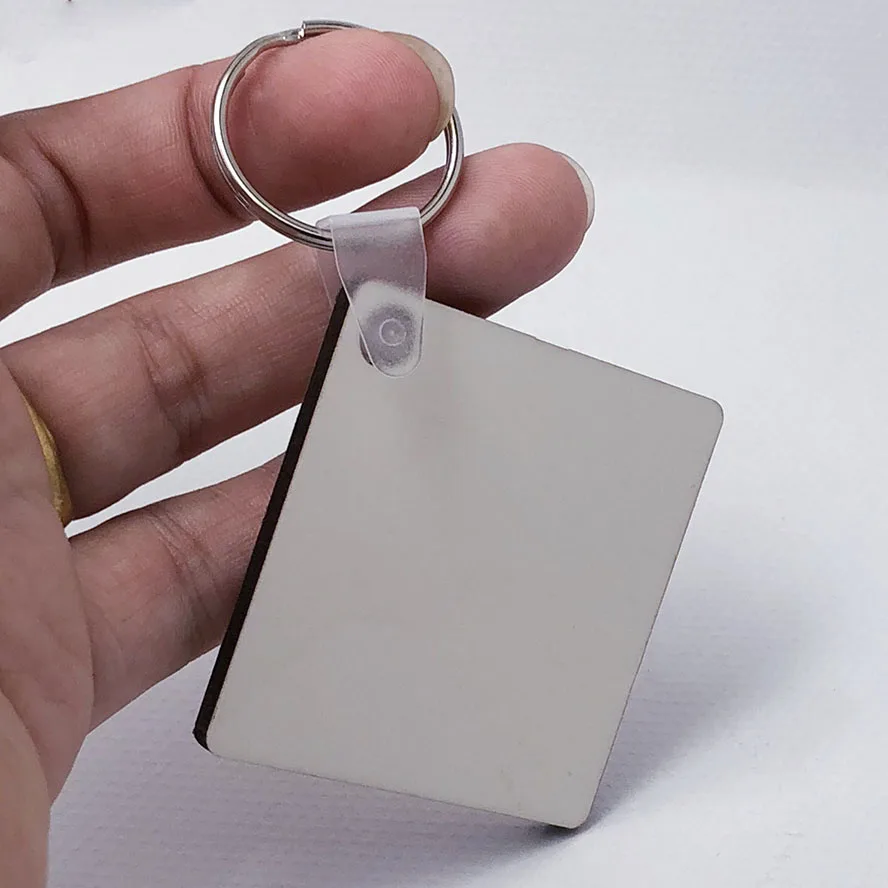 Оптовая продажа 10 шт. DIY искусственная кожа MDF квадратный сублимационный