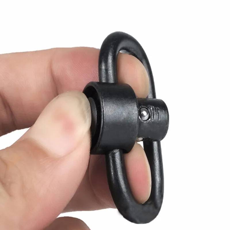 4 шт. кнопка быстрого отсоединения релиз QD Sling Поворотный кольцо с возможностью монтирования работает с большинством оружия с адаптер для пневматического оружия