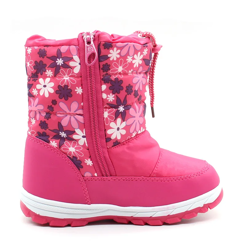 Libang/теплая зимняя обувь для девочек непромокаемые ботильоны зимние ботинки на