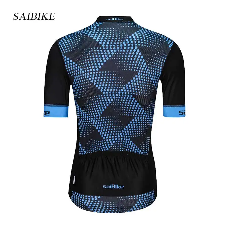 Saibike Велоспорт Джерси короткий рукав Летняя мужская рубашка одежда для велосипеда гоночные топы велосипед дышащая велосипедная одежда