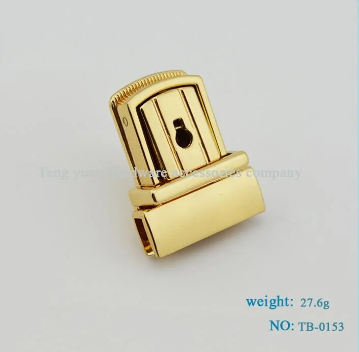 (10 шт./лот) металлическое покрытие обработки кожаные сумки тонкой общего DIY twist lock