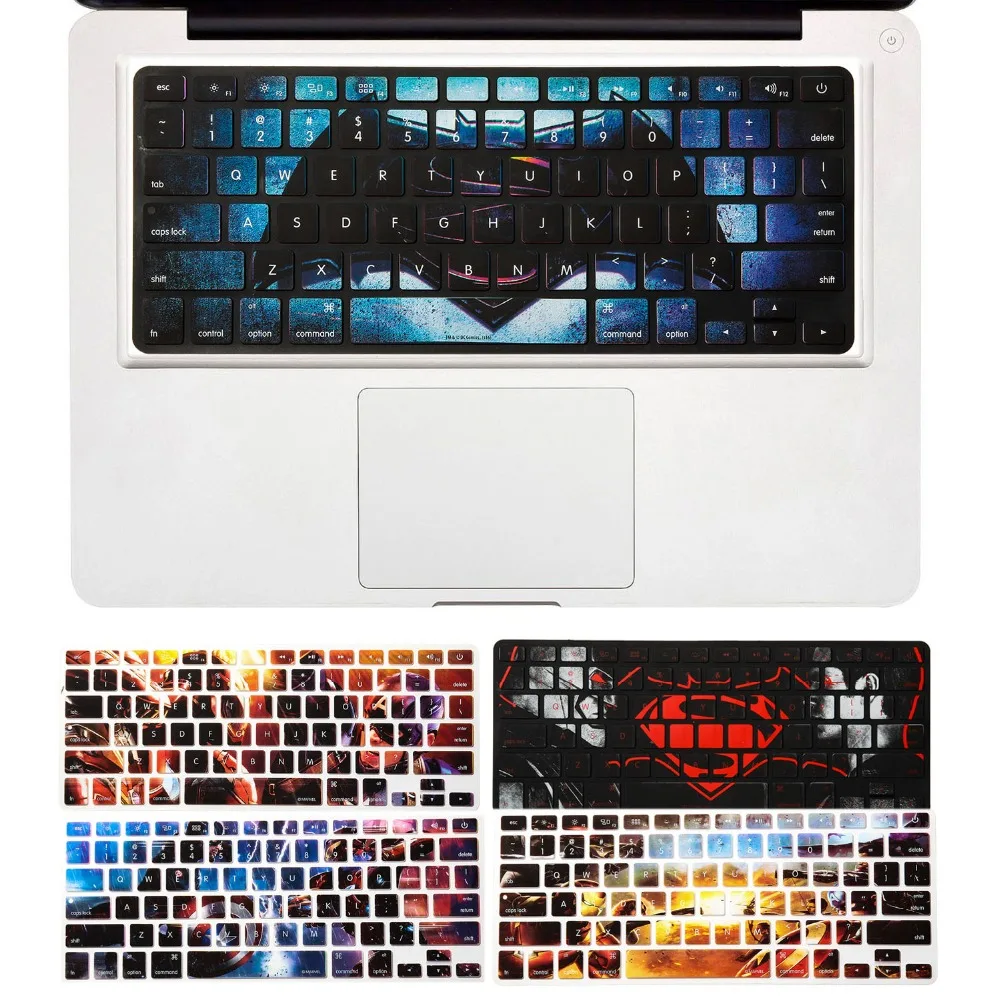 Защитная Клавиатура серии Super Hero для Macbook Air 13 дюймов чехол клавиатуры Pro 15 17 и