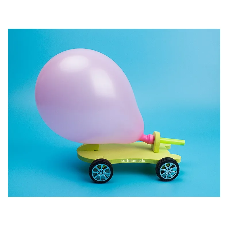 DIY воздушный шар Racer детский ручной автомобиль мини пневматическая Модель