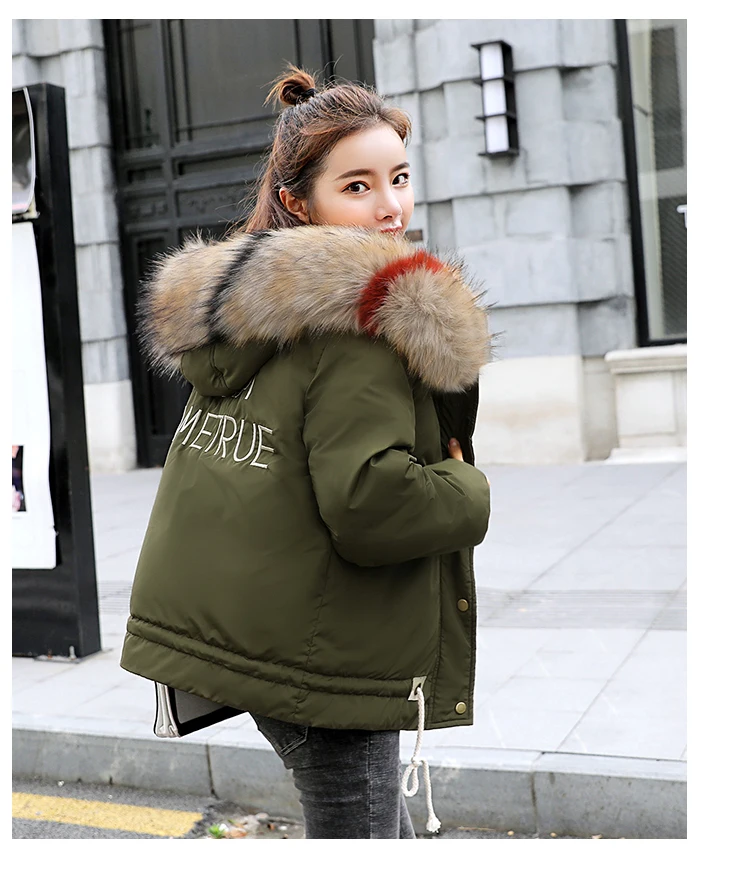 

Cheap wholesale 2018 new winter Hot selling women's fashion casual warm jacket female bisic coats L330