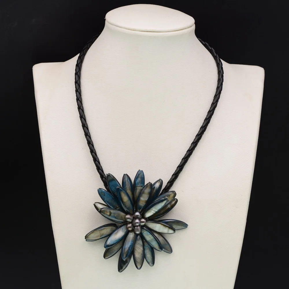 Ожерелье чокер ручной работы черное ожерелье с подсолнухом проекция 2019|Колье| |