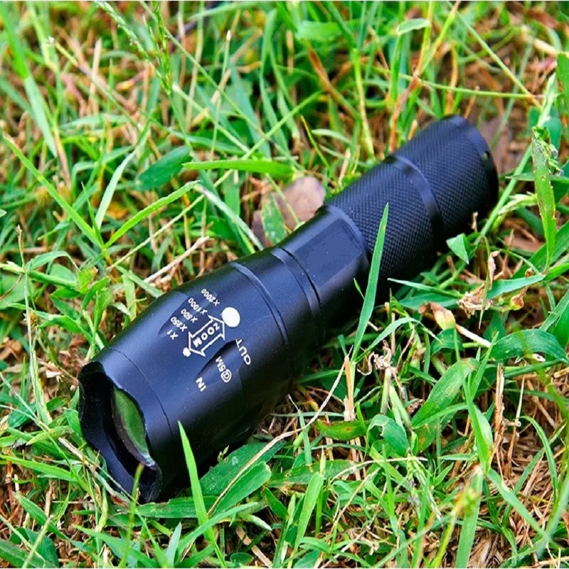 

CREE XML-T6 LED Flashlights 8000 Lumens LED High Power 5 Modes Handy Police Torch Lamp Mini Pocket Torch Flashlight AAA 18650