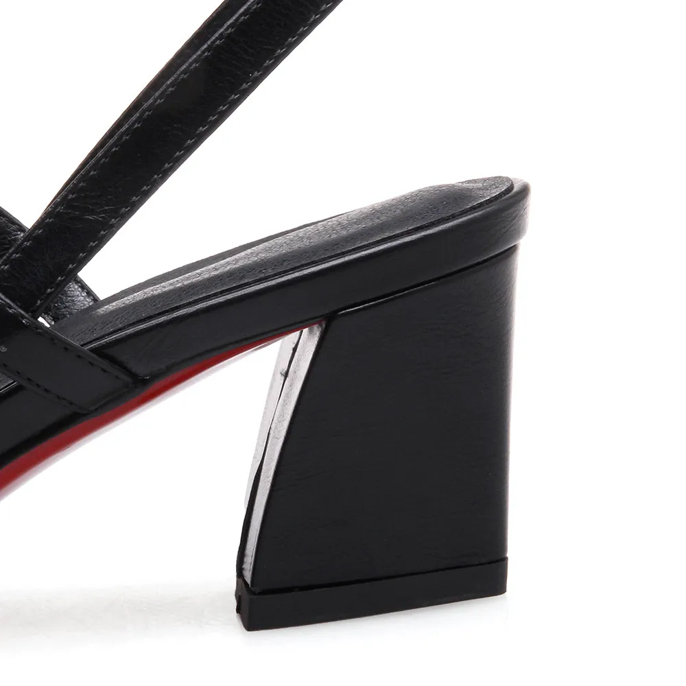 Женские босоножки с острым носком MORAZORA черные или белые вечерние на высоком