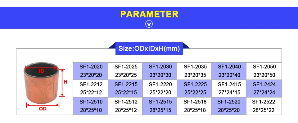 LUPULLEY SF1 SF-1 27*24*15 мм SF1-2415//2225 композитная безмасляная втулка медная втулка самосмазывающийся подшипник OD* ID* H 2 шт