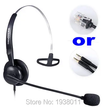Двойная гарнитура для колл центра с разъемом 3 5 мм компьютера ноутбука ПК