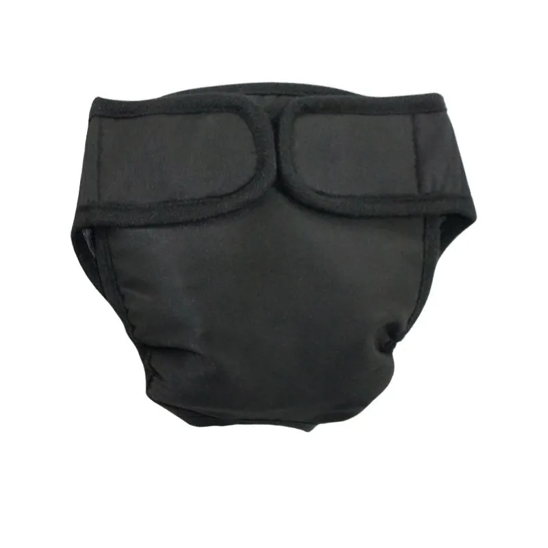 black Физиологические штаны для собак, XS-XXL, подгузники, гигиенические, моющиеся, женские шорты для собак, трусики для менструации, нижнее белье, трусы, комбинезон для собак - Цвет: black