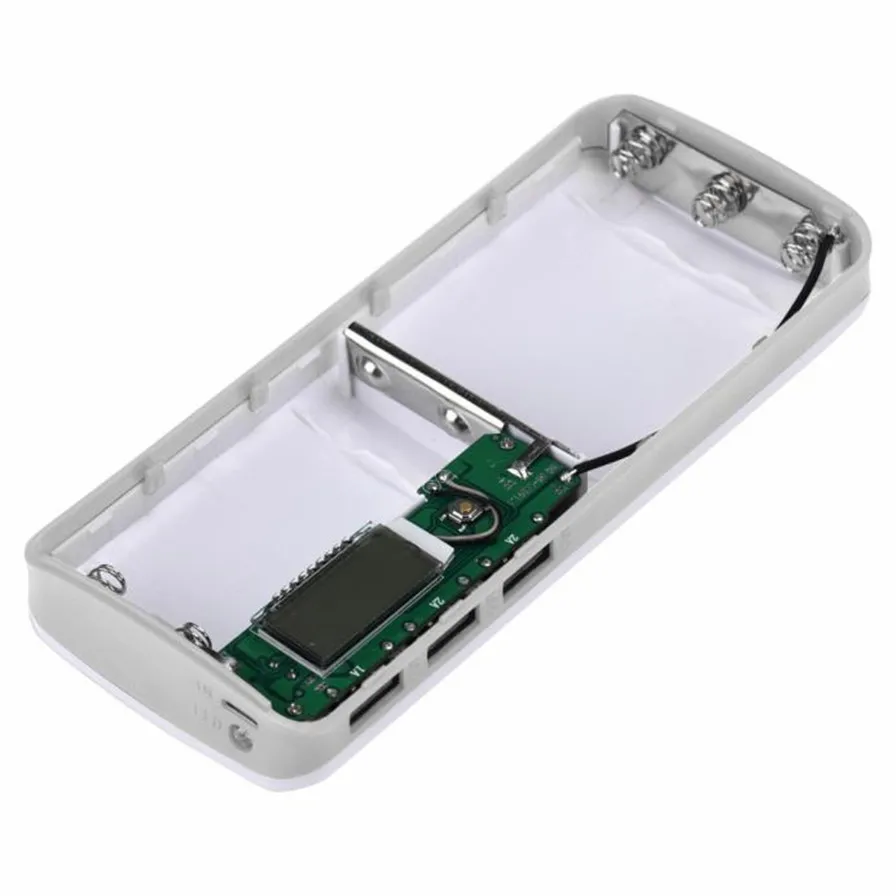 Портативное зарядное устройство с 3 портами s 5V 2A 18650 power Bank зарядное устройство для смартфона планшета MP3 камеры дропшиппинг