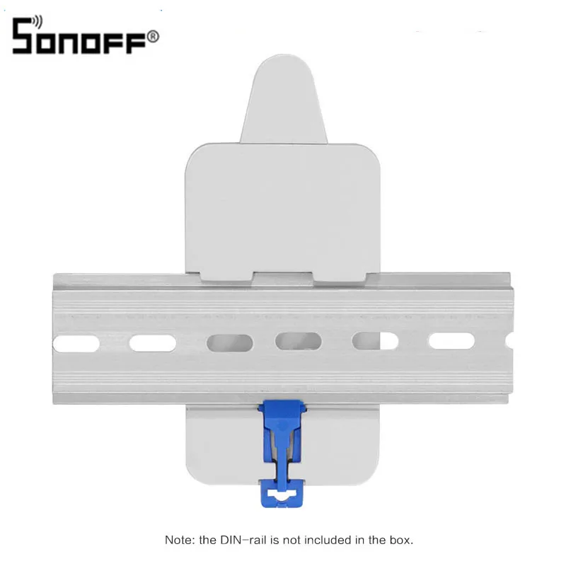 Sonoff dr Din Rail лоток Регулируемый монтируемый рельсовый держатель решение для