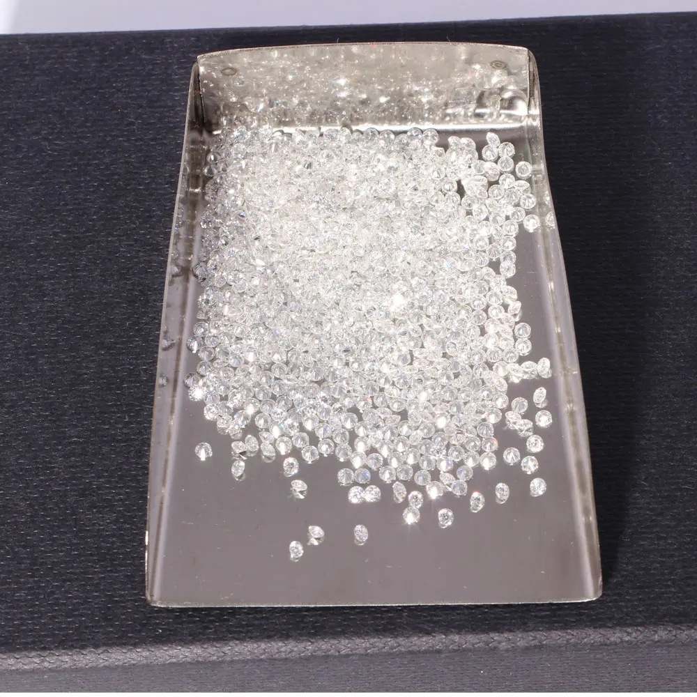 Круглые бриллиантовые муассаниты Transgems 1Ctw 1 0 мм свободные бусины из драгоценного