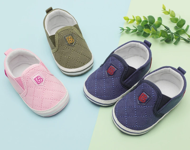 Brand New Style Newborn Toddler Baby Girls Boys Kids Moccasins Infant First Walkers Classic Casual Shoes Soft Soled Cotton