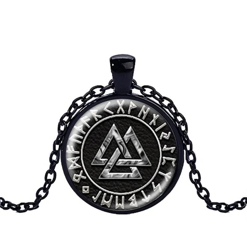 Норвежский Valknut языческий символ амулет кулон мужские ювелирные изделия