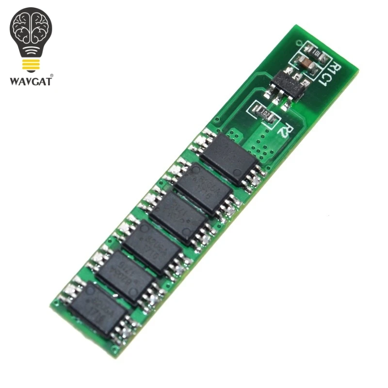 Защитная плата WAVGAT 1S 15A li ion BMS PCM для литиево ионных батарей 18650|Интегральные схемы|