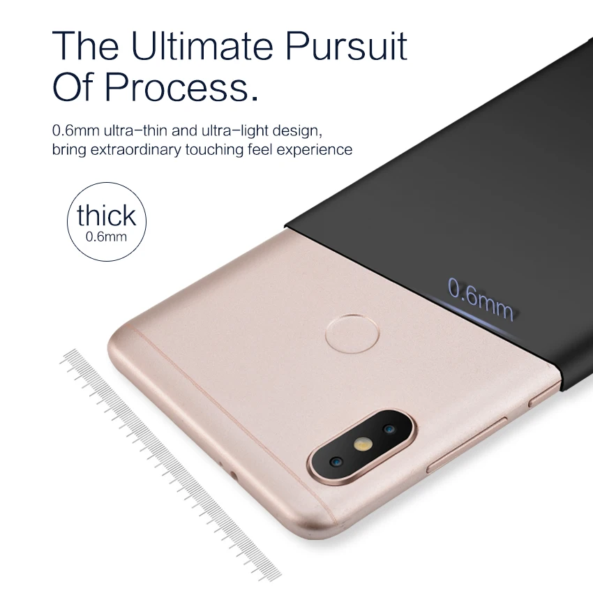 Tcicpc для Xiaomi Redmi Note 5 чехол силиконовый роскошный тонкий матовый из ТПУ мягкий