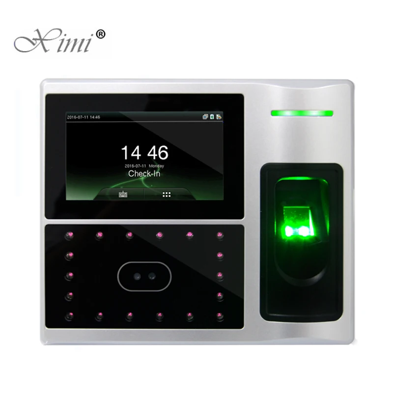 3000 лиц емкость лица и отпечатков пальцев время посещаемости Часы с RFID