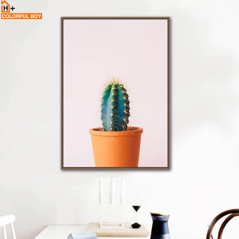 COLORFULBOY Wall Art Canvas Painting Cactus Pineapple Modern Posters And Prints Pictures For Living Room Decoration | Дом и сад