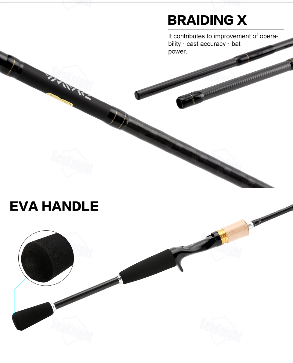 DAIWA BASS X 622ULS 662MB 662MLB 642MLS Приманка Удочка Литье спиннинг углеродный Фудзи кольца катушка сиденье рыболовные снасти