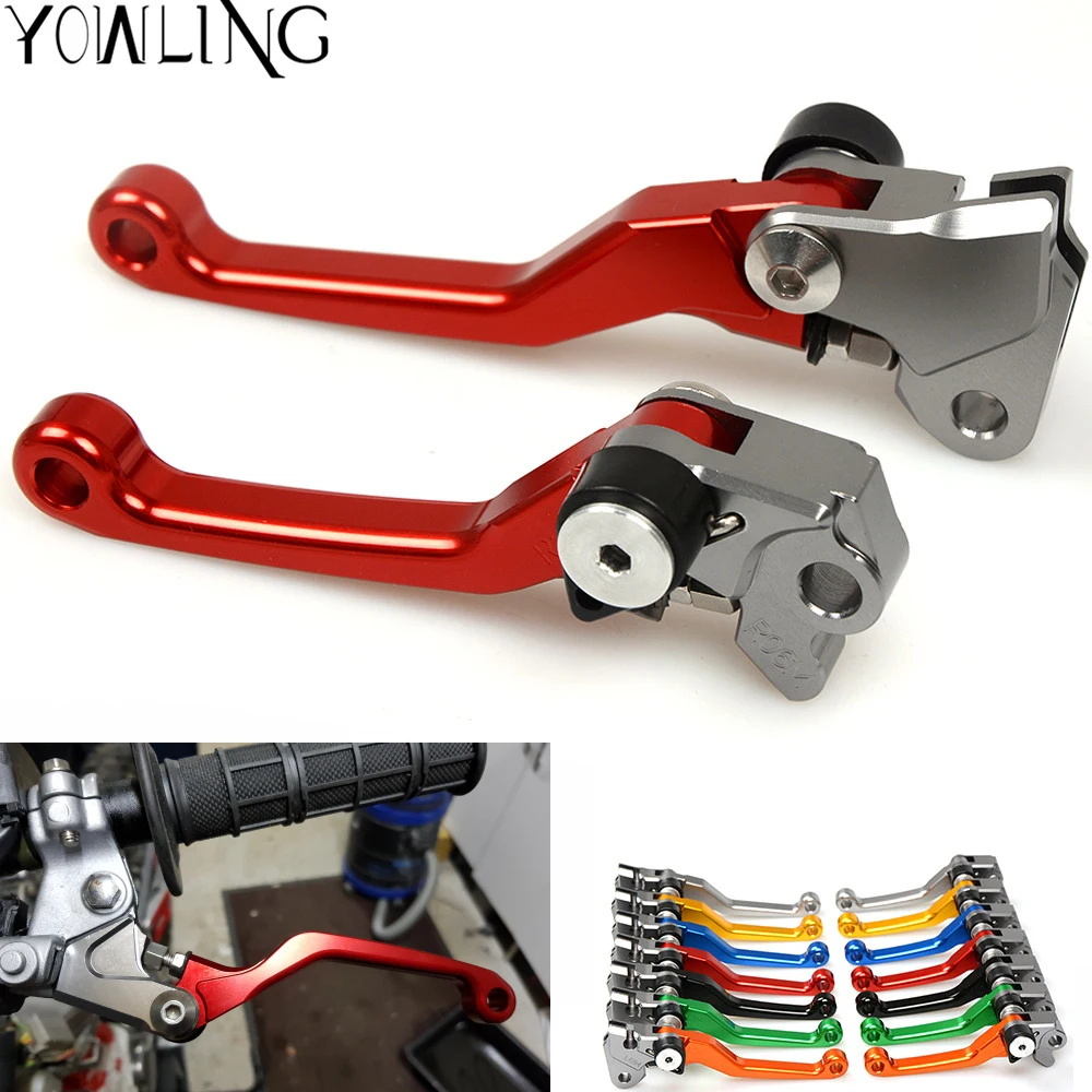 

Motocross dirt bike CNC Pivot Brake Clutch Levers FOR HONDA CR80R CR85R 1998 1999 2000 2001 2002 2003 2004 2005 2006 2007