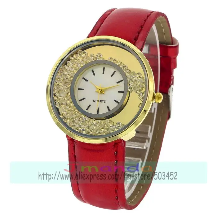 100 шт./лот 8002 Женские повседневные Модные женские наручные часы с серебристым