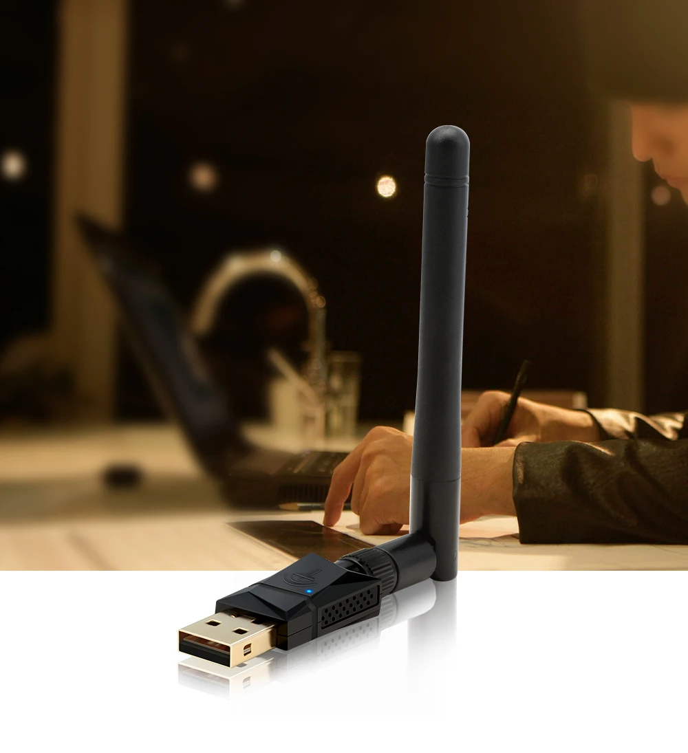 Rocketek 600 Мбит Dual Band Беспроводной USB Wi-Fi Dongle адаптер, с 802.11n/g/b Телевизионные антенны Wirless сети lan карты 802.11a/G/N/AC