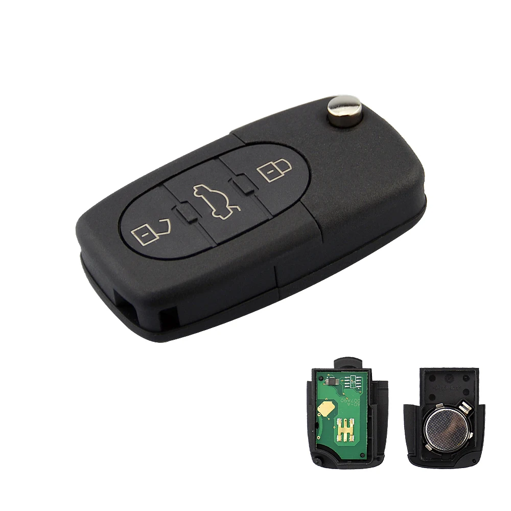 Ключ дистанционного управления OkeyTech 433 МГц с 3 кнопками для AUDI 4D0837231A 4D0837231K 4D0837231N