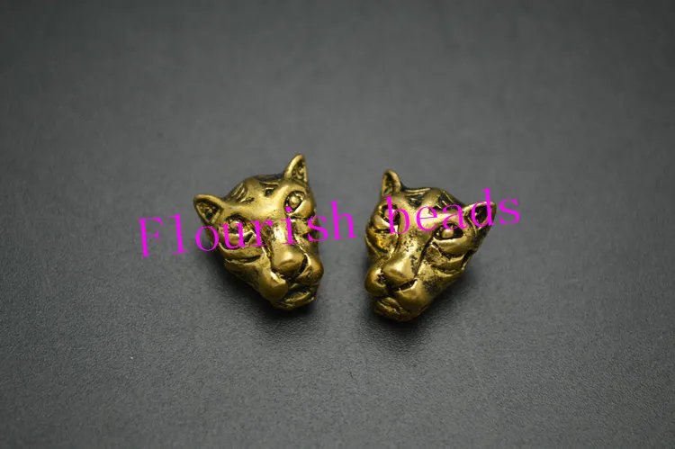 

Cute Leopard Head Metal Spacer Loose Bead Fashion Jewelry Charms