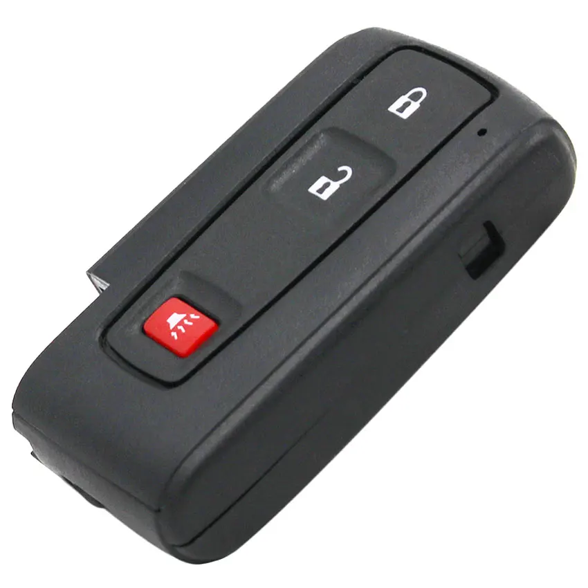 Чехол для смарт ключа с 3 кнопками чехол 2 + 1 (паника) Toyota Prius 2004 2009 Corolla Verso Camry|key