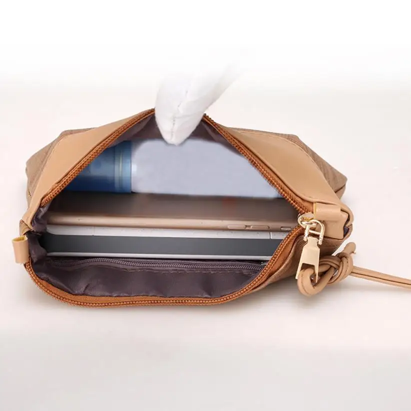 Модная женская сумка Bolsa Feminina ретро кожаная на плечо с ремешком для женщин молнии
