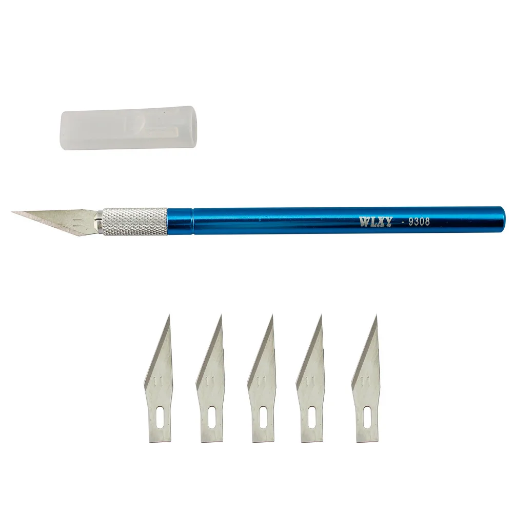 Алюминиевый нож для резьбы с 5 сменными лезвиями|sharp carving knife|carving knifeknives knife |